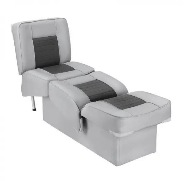 Двойное сиденье-кровать судовое в лодку катер и яхту Back-to-Back Lounge Серо-угольное разбираемое с 75112GC фото