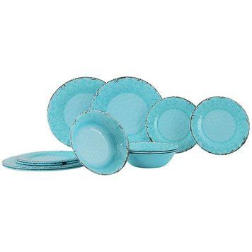 Столовый сервиз Gimex Tableware Stone меламин Opal 12 шт для кемпинга DAS303932 фото