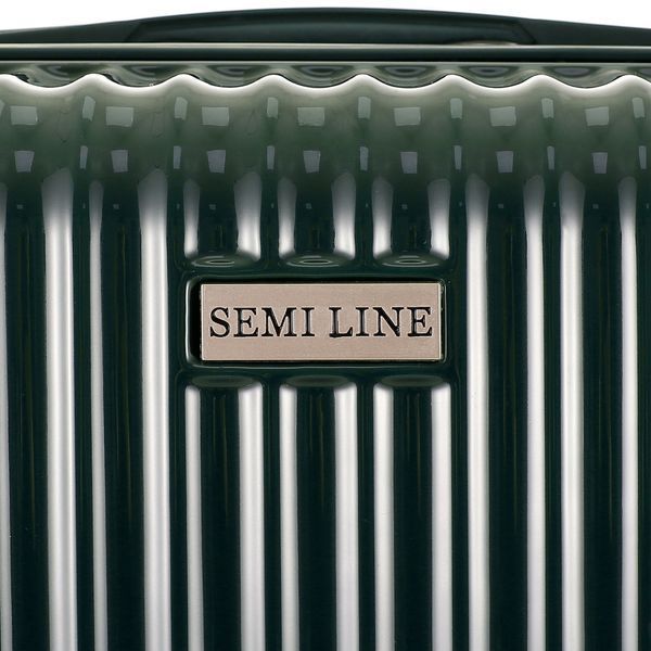 Валіза Semi Line 24" (M) Темно-зелений (T5948-2) для авіаперевезень 66 л об'єм 3.1 кг 4 колеса DAS303637 фото