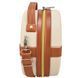 Косметичка Semi Line T5670-1 ручная кладь Ecru/Brown 5L вес 0.6 кг 3 отделения с зеркалом DAS302665 фото 5