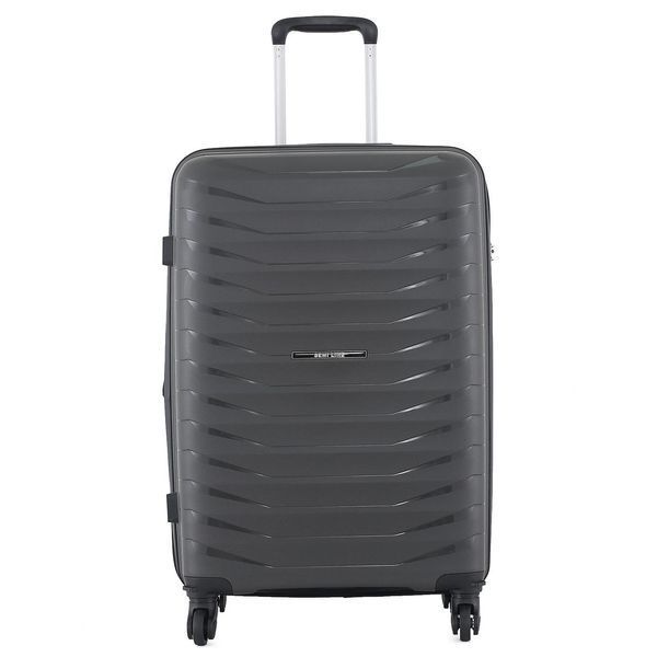 Чемодан Semi Line 25" M Темно-серый T5586-4 с расширяемым клапаном, съемными колесами и кодовым замком DAS302885 фото