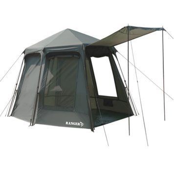 Намет рибальський RANGER Gazebo Cube шестикутний водонепроникність 8000мм місткість 2+ осіб RA6666 фото