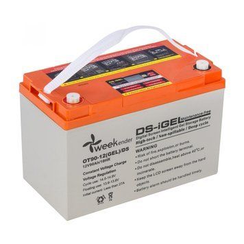 Гелевый аккумулятор Weekender DS 90 Ah 12 V с дисплеем 27кг для лодочных электромоторов 12V90AH DS 12V90AH DS фото