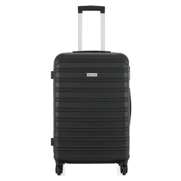 Чемодан Semi Line T5953-2 черный средний жесткий 62 л 3.10 кг с 4 колесами и кодовым замком DAS303425 фото