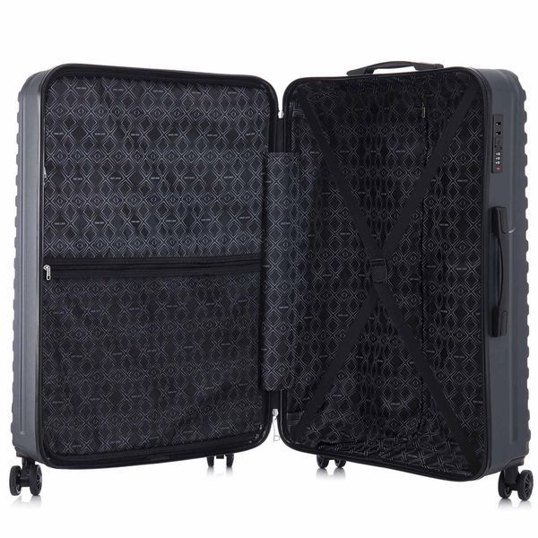 Чемодан Semi Line 28" L Темно-синий-Зеленый T5865-3 с кодовым замком 4 колеса 110 л жесткий корпус легкий 4.1 DAS303220 фото