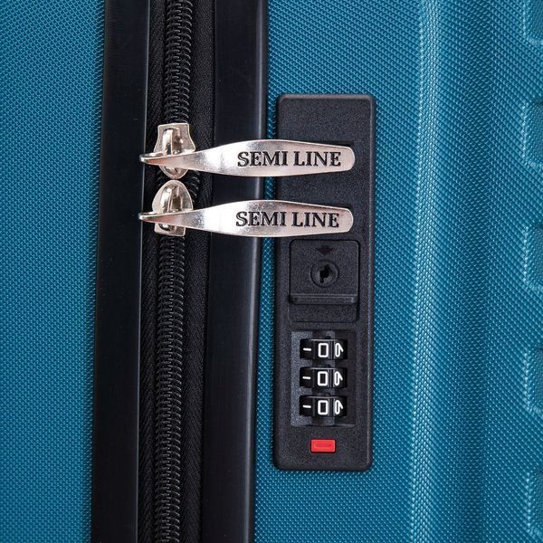 Чемодан Semi Line 20" (S) Blue T5872-2 для авіаперельотів об'єм 41 л вага 2.35 кг 4 колеса кодовий замок DAS303606 фото