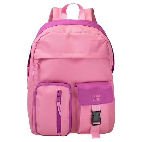 Міський рюкзак Semi Line 28 Pink/Rose (J4918-2) об'ємом 28 л з водостійкого 600D Polyester PVC для активного використання DAS302582 фото