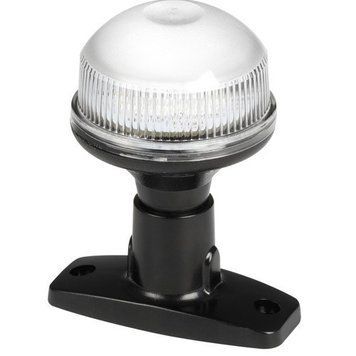 Огонь круговой для мачты судна Evoled Smart LED 12 В черный пластик Osculati с сертификацией RINA видимость 11.039.13 фото