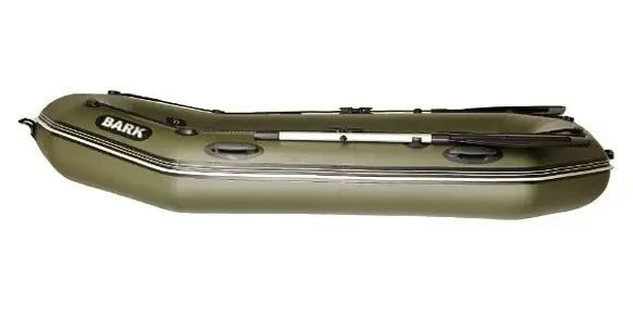 Надувна човен БАРК B-260 PD ПВХ гребна двомісна з пересувними сидіннями та рейковим дном з привальним брусом BARK B-260PD фото