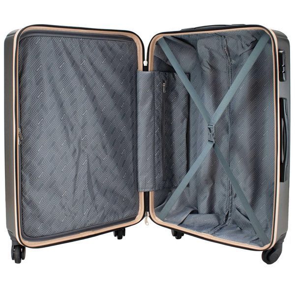 Чемодан Semi Line 28" L Графит T5687-3 с кодовым замком, 4 колеса, объем 99 л, ABS-пластик для поездок DAS302899 фото