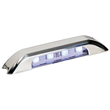 Светильник LED Osculati накладной 12/24 В 0.4 Вт нержавеющая сталь IP67 3 светодиода 13.428.01 фото