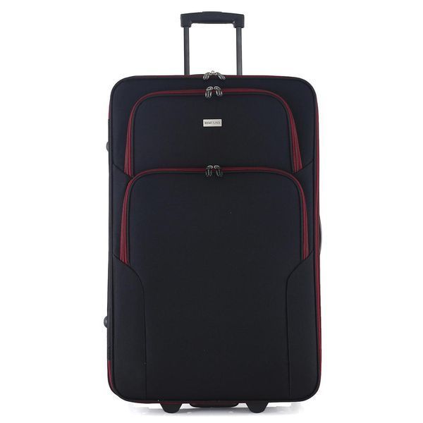 Чемодан Semi Line 28" L Черный/Красные линии T5680-3 75 л водоотталкивающее покрытие 2 колеса металлическая р DAS303171 фото