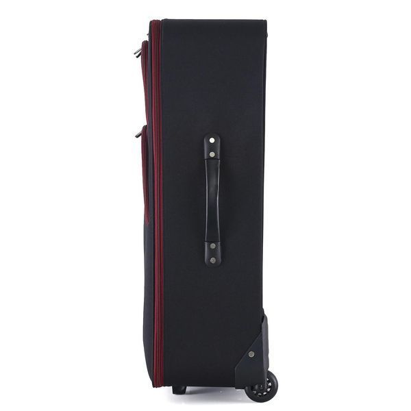 Чемодан Semi Line 28" L Черный/Красные линии T5680-3 75 л водоотталкивающее покрытие 2 колеса металлическая р DAS303171 фото