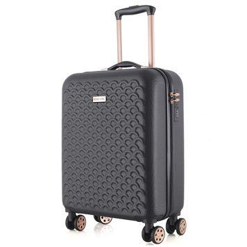 Чемодан Semi Line 20" S Черный T5718-1 | Чемодан для ручной клади ABS-пластик 4 колеса кодовый замок 44 л DAS302927 фото