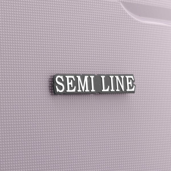 Чемодан Semi Line 28" L Світло-рожевий T5793-3 поліпропілен 4 колеса кодовий замок для подорожей об'єм DAS303022 фото