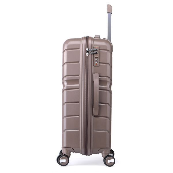 Чемодан Semi Line 28" (L) Коричневий T5768-3 легкий поліпропілен 102 л 4.20 кг 4 колеса з кодовим замком DAS303596 фото