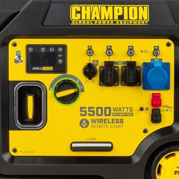 Генератор инверторный Champion C5500i 5 кВт бензиновый закрытого типа для дома и резервного питания 501001-UA фото