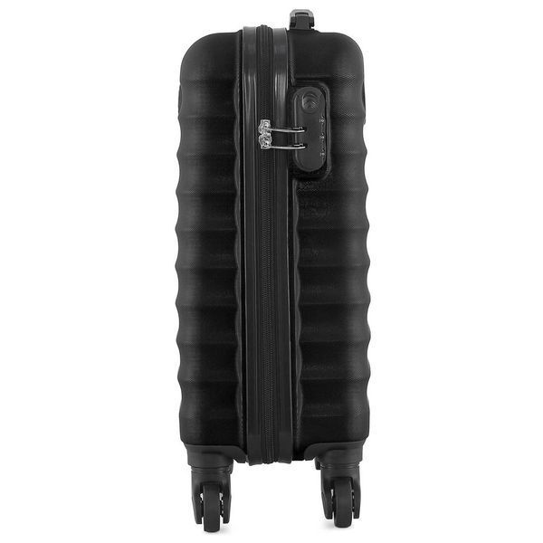 Чемодан Semi Line 20" S Черный T5634-1 для ручной клади 41л с кодовым замком и алюминиевой ручкой DAS302596 фото