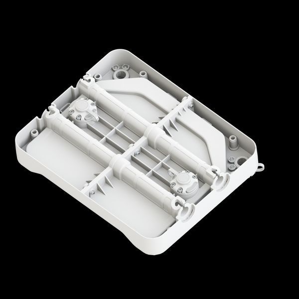 Модульный стол органайзер BORIKA FASTen Tm450 белый 43.5x35 см для лодки и катера с креплением FASTen 01.07.007.01.04 фото
