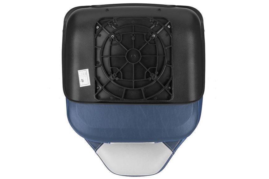Кресло судовое в лодку катер и яхту SET SKIPPER PREMIUM 1061069-B сине-серо-голубое складное из морского 1061069-B фото