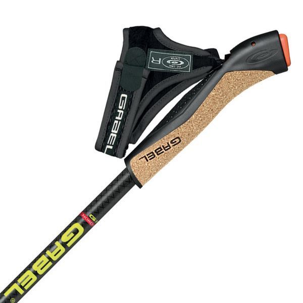 Палки для скандинавської ходьби Gabel FX-75 Snake Carbon 130 см карбонові з Dual Spike легкі DAS302073 фото