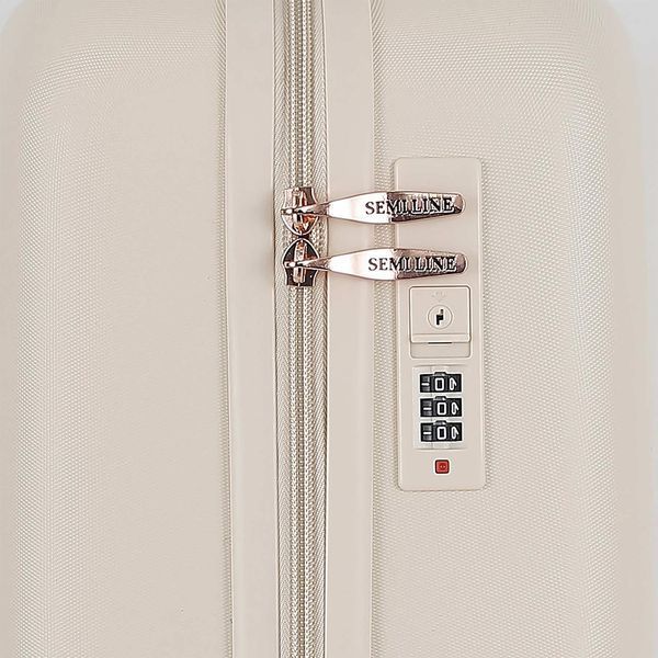 Чемодан Semi Line 20" S Ercu T5791-1 на 4 колесах с кодовым замком, жесткий ABS-пластик, объем 44 л DAS302977 фото