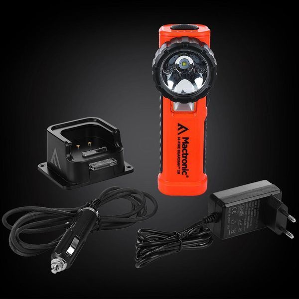 Фонарь пожарный Mactronic M-Fire Guardian XR 240 Лм Ex-ATEX водонепроницаемый IP67 красный свет, 8 режимов DAS303385 фото