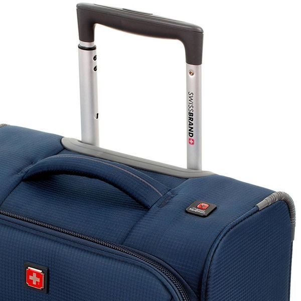 Валіза Swissbrand Silkeborg L Синій SWB_LLSIL940L великий 103 л легкий 4 кг 4 колеса з TSA замком DAS302348 фото