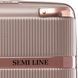 Чемодан Semi Line 24" M Шампань T5668-3 с встраиваемым кодовым замком 4 колеса ABS-пластик объем 60 л DAS302659 фото 7
