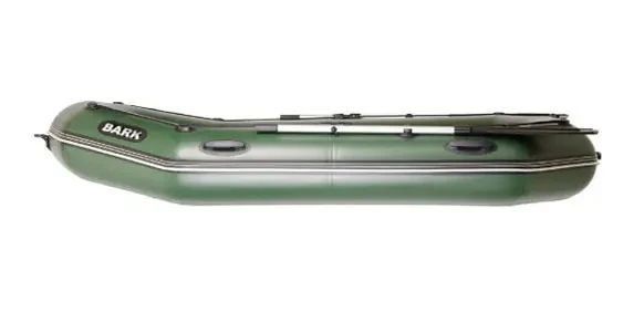 Надувная лодка БАРК B-280NP ПВХ с сланью-книжкой гребная на три места с транцем для мотора и привальным брусо B-280NP книжка фото