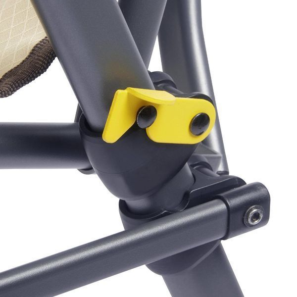 Розкладне крісло Uquip Justy XL Sand/Grey максимальне навантаження 120 кг висота сидіння 48 см DAS303231 фото