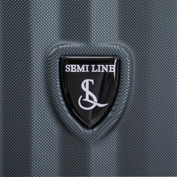 Валіза Semi Line 20" S Морський-Зелений T5859-1 з кодовим замком 4 колеса ABS-пластик ручна поклажа 42 л DAS303212 фото