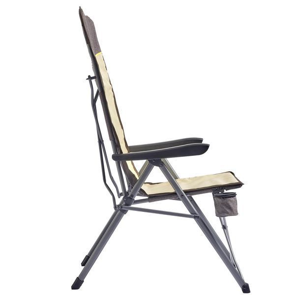 Розкладне крісло Uquip Justy XL Sand/Grey максимальне навантаження 120 кг висота сидіння 48 см DAS303231 фото