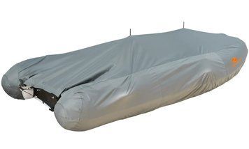 Тент транспортировочный для надувных ПВХ лодок Kolibri 370-400 см темно-серый водонепроницаемый с 33.043.35 фото