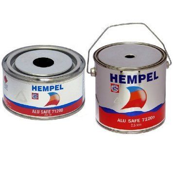 Необростаюча фарба для суден Alu Safe чорного кольору 0.25/2.5 л Hempel Данія з захистом від Alu Safe 71200-19990 фото