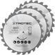 Пильний диск Trotec 190х20х2.2 HW24 Wood 3 шт для циркулярної пилки, твердосплавний, 24 зуба для різання DAS302854 фото 1