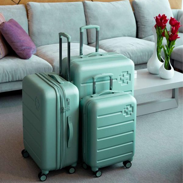 Чемодан Swissbrand Берлін L М'ятний SWB_LHBER507L 98 л полікарбонат/ABS TSA замок 4 колеса розширювальний DAS301338 фото