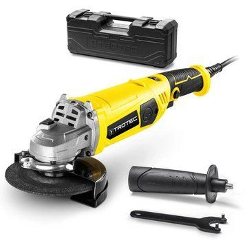 Кутова шліфмашина Trotec PAGS 11-125 потужністю 1200 Вт швидкістю 3000-12000 об/хв для дому та майстерні DAS302807 фото