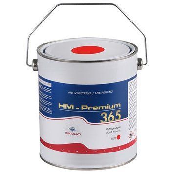Краска необрастающая HM Premium 365 красная Osculati 2.5 л антикоррозийное покрытие для алюминия 9 м&sup2;/л 65.612.24 фото