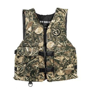 Жилет страховочный CAMO XS-2XL свыше 40 кг камуфляж AIRHEAD Kwik Tek с двумя карманами из прочного 10004-15-A-CM фото
