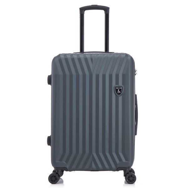 Чемодан Semi Line 24" M Темно-синій-Зелений T5859-2 з кодовим замком 69 л ABS-пластик 4 колеса легкий DAS303213 фото