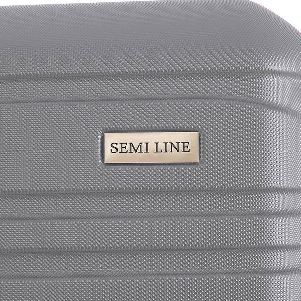 Чемодан Semi Line T5715-3 Светло-серый жесткий 4 колеса объем 101 л вес 4 кг DAS303586 фото