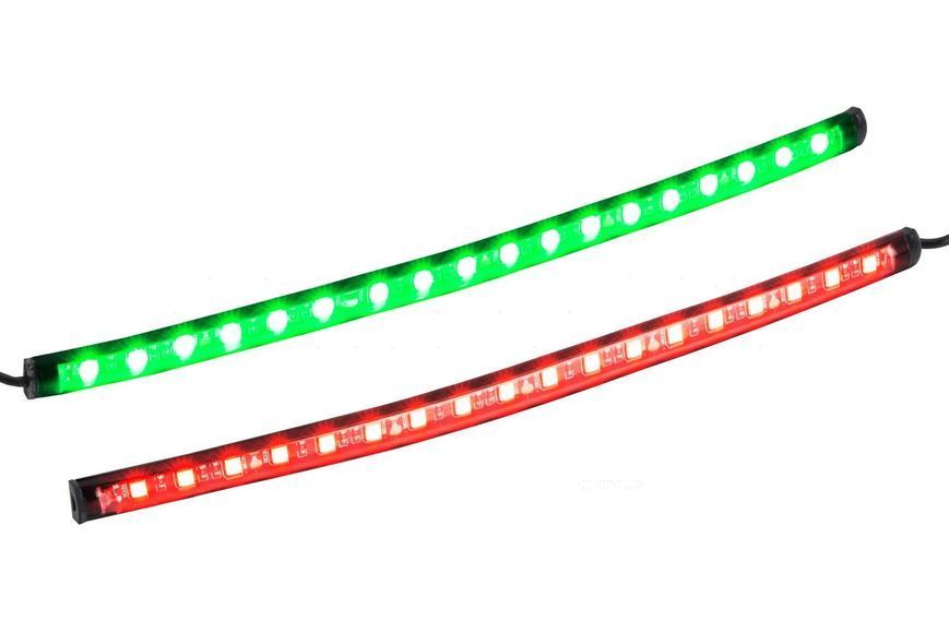 Ходовые полосы LED IP66 HF65-810 судовые для лодки и катера 12-24 В 3.6 Вт бортовые огни черные HF65-810 фото