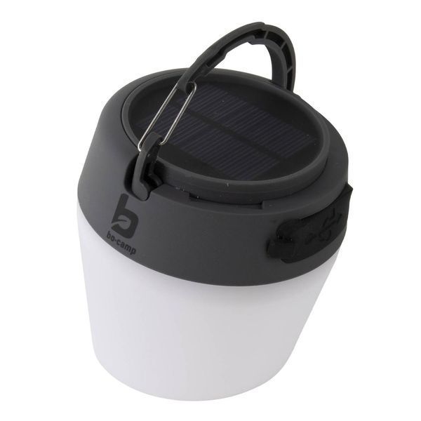 Кемпінговий ліхтар Bo-Camp Wega Powerbank Solar 180 Лм з USB зарядкою та захистом IP65 Білий/Сірий/Чорний DAS301425 фото