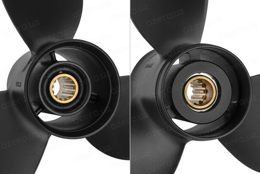 Гребний гвинт для човнового мотора Yamaha/Honda/Parsun 11&times;15 SOLAS 3311-110-15 алюмінієвий 3-лопатевий 3311-110-15 YC3x11x15RBHQ фото