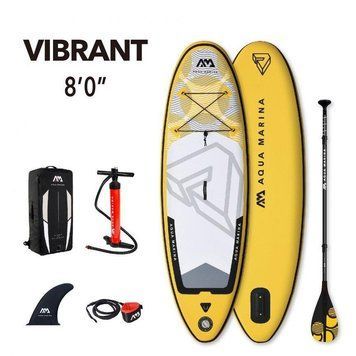 Доска САП надувная сапборд Vibrant &ndash; Youth Isup 2.44 m / 10 cm BT-19VIP для плаванья с веслом BT-19VIP BT-19VIP фото