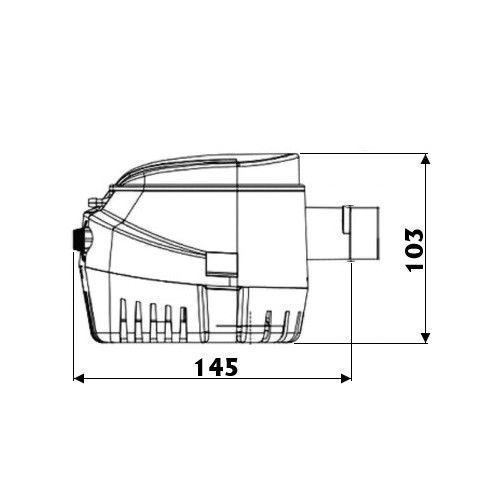 Помпа трюмная погружная автоматическая Europump G1100-24 70 л/мин 12 В Италия 16.124.** фото