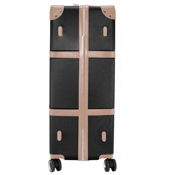 Чемодан Semi Line 28" L Черный/Розовый Крем T5671-4 большой 96.5 л из ABS-пластика с кодовым замком и 4 колес DAS302672 фото
