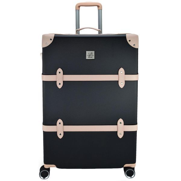 Чемодан Semi Line 28" L Черный/Розовый Крем T5671-4 большой 96.5 л из ABS-пластика с кодовым замком и 4 колес DAS302672 фото