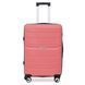 Чемодан Semi Line 26" M Розовый T5615-2 легкий из полипропилена с кодовым замком и 4 колесами для поездок DAS302309 фото 3